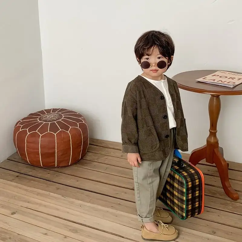 【90-120】カジュアルルーズロングパンツ