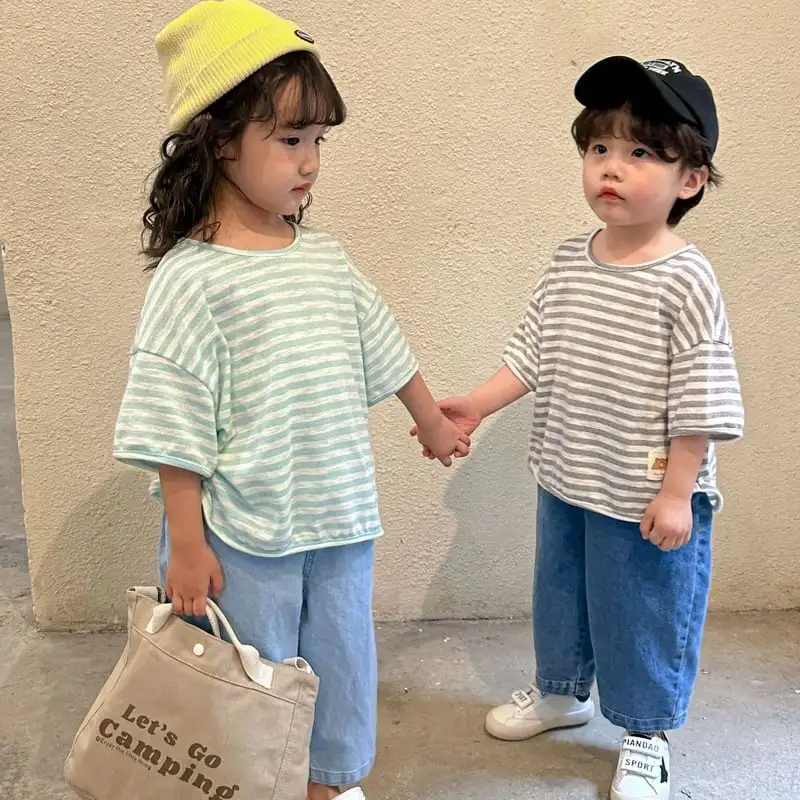 【80-150】2023新作　シンプル系デニムパンツ