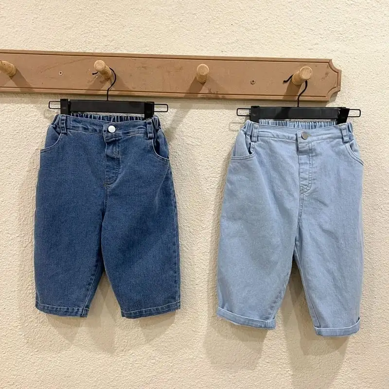 【80-150】2023新作　シンプル系デニムパンツ