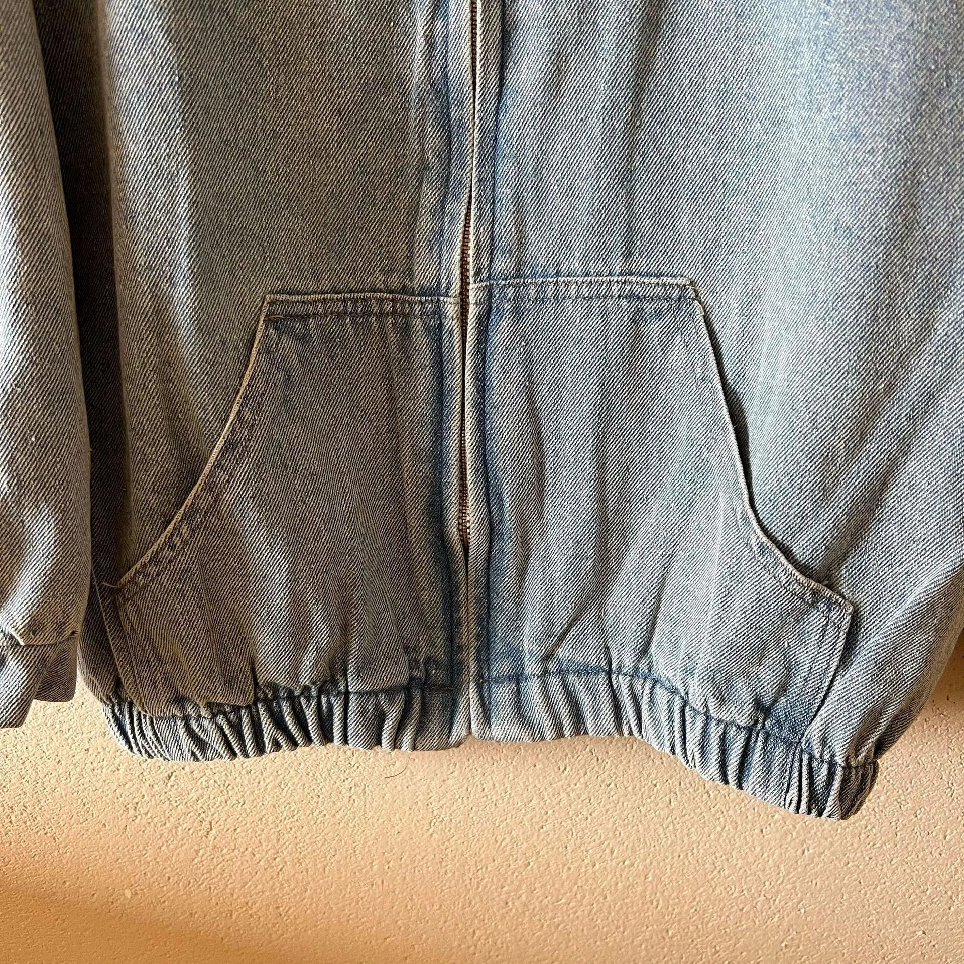 【80-140cm】春新作 レトロ ウォッシュ デニム ジャケット