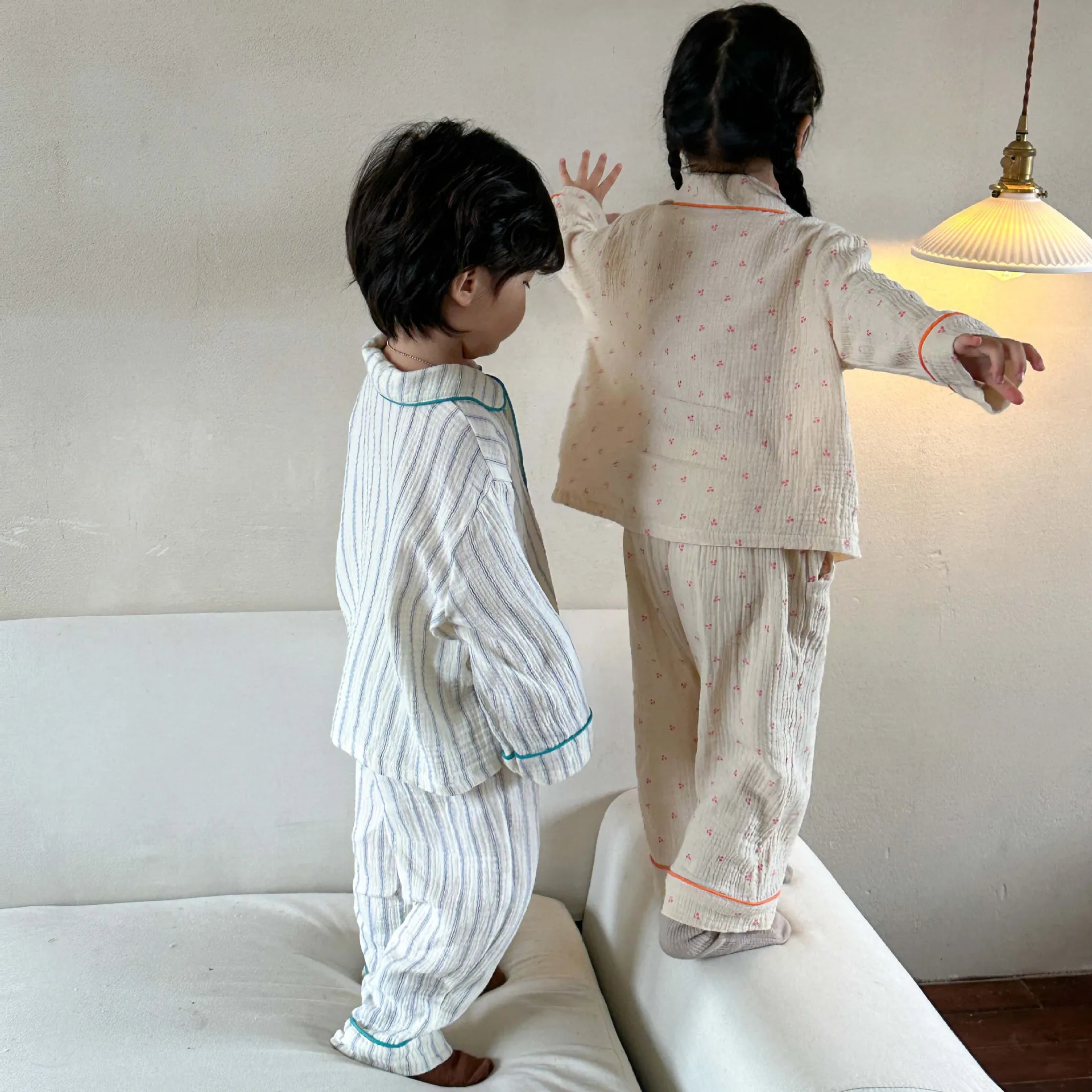 【80-150cm】秋新作  絶対流行  肌に優しい  ファッション  シンプル  男の子  女の子  パジャマ