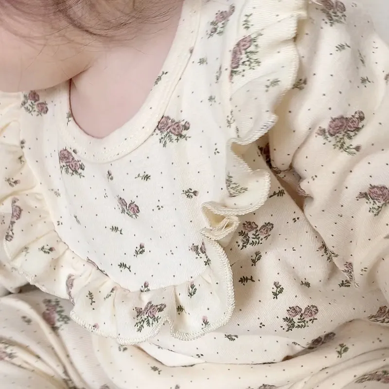 【66-100cm】絶対欲しい  超可愛い  ファッション  花柄  肌に優しい  おしゃれ  ベビー  パジャマ