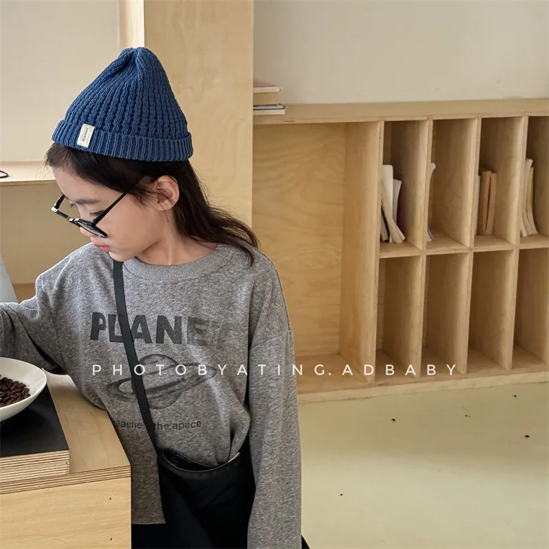 【80-130cm】超人気商品  売れ筋  合わせやすい  おしゃれ  カジュアル  女の子  長袖 Ｔシャツ