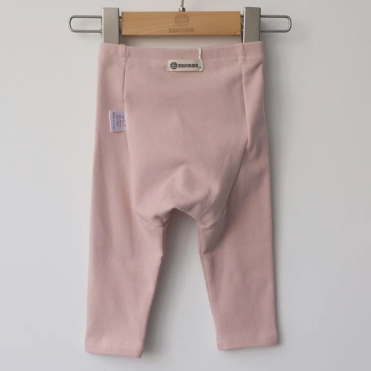 【66-90cm】人気上昇中 無地  柔らかい素材  合わせやすい  履きやすい  多色選べる  ベビー パンツ