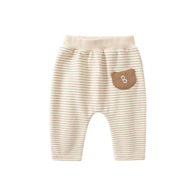 【73-100cm】人気上昇中  肌に優しい  可愛い  履きやすい  ボーダー柄  ベビー  パンツ