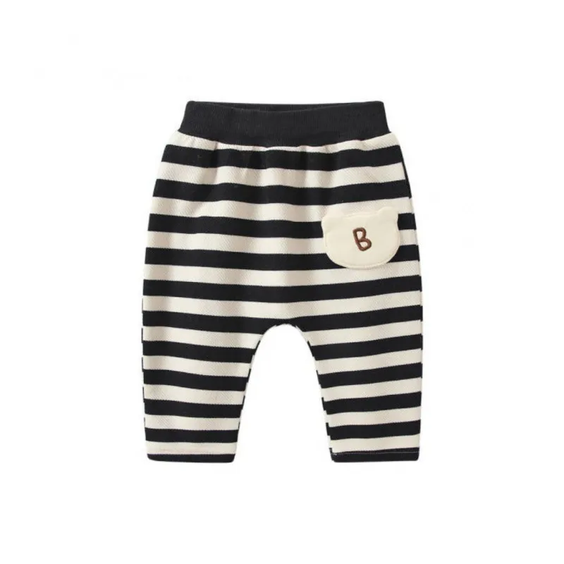 【73-100cm】人気上昇中  肌に優しい  可愛い  履きやすい  ボーダー柄  ベビー  パンツ