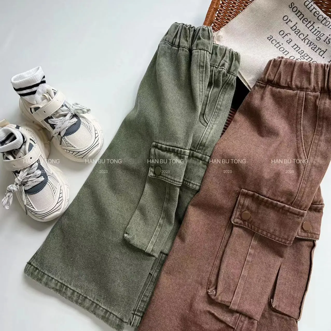 【120-170cm】特別なデザイン  個性  合わせやすい  カジュアル  おしゃれ  女の子  デニム  スカート