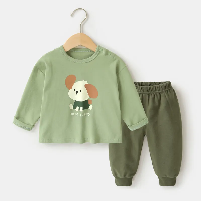 【73-120cm】絶対流行  秋新作  可愛い カートゥーン 肌に優しい 多色選べる  男の子 パジャマ