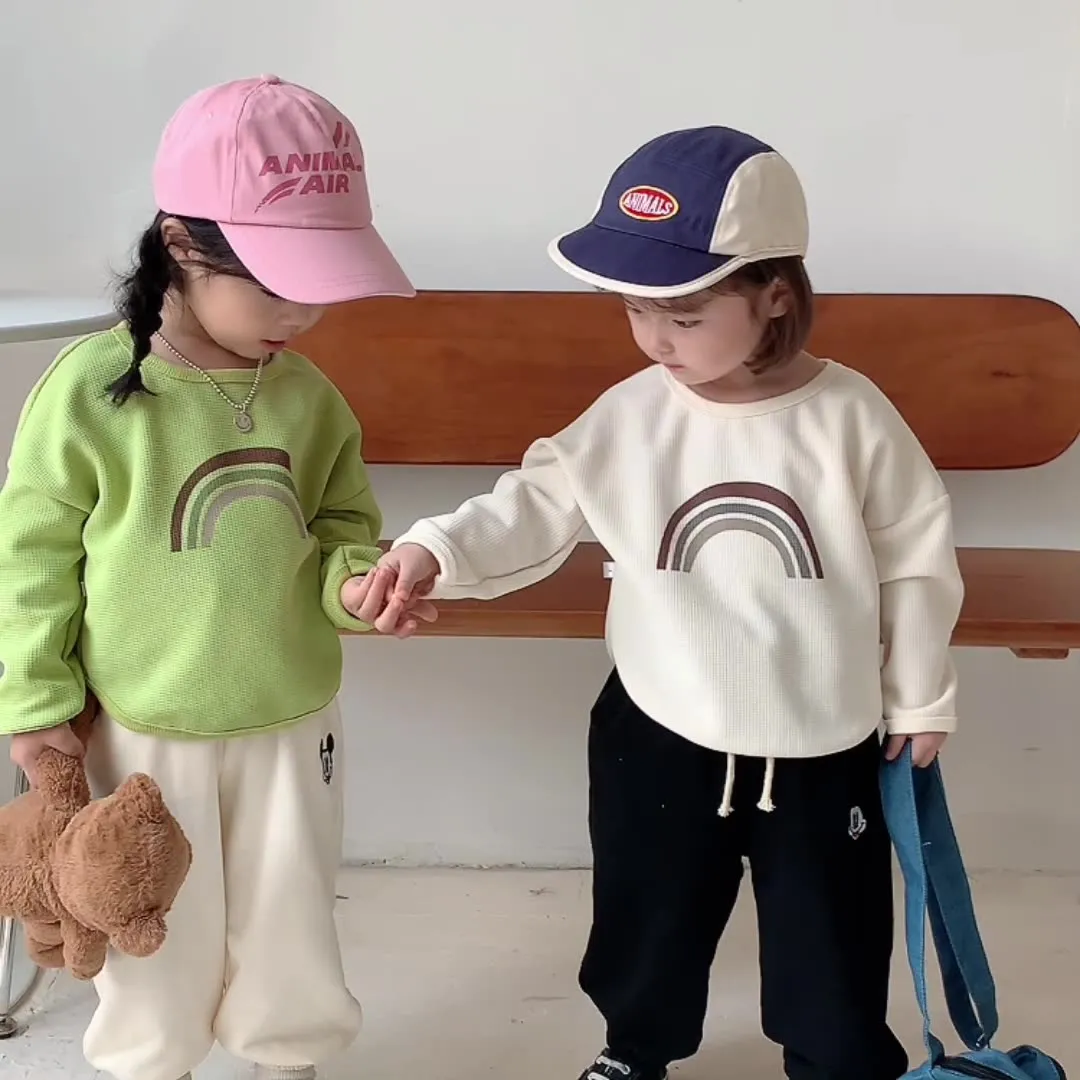 【80-140cm】絶対後悔しない シンプル  カジュアル  合わせやすい  可愛い 男の子  女の子 トレーナー