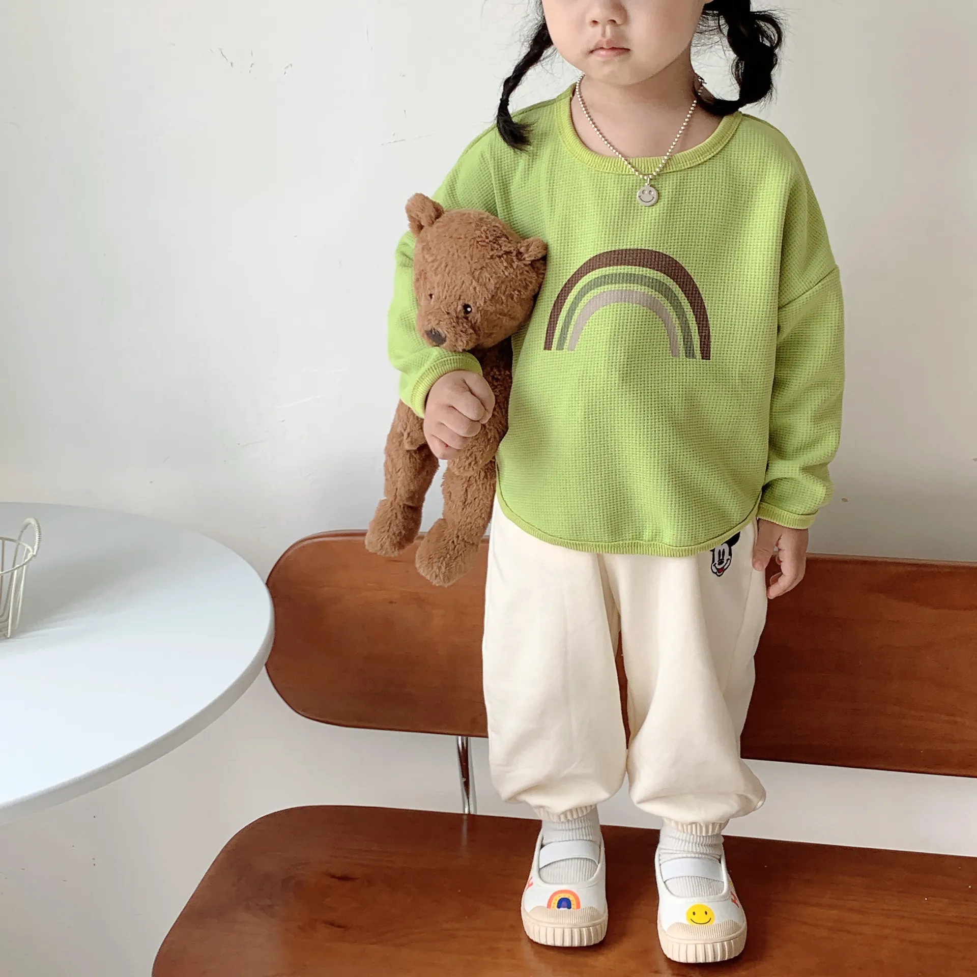 【80-140cm】絶対後悔しない シンプル  カジュアル  合わせやすい  可愛い 男の子  女の子 トレーナー