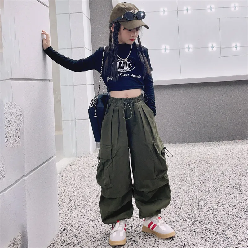 【110-170cm】超ファッション 売れ筋  カジュアル  合わせやすい  おしゃれ   女の子  ボトムス ロングパンツ