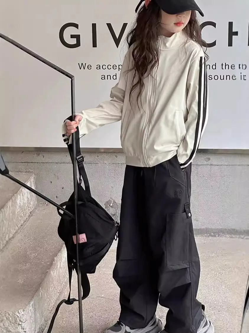 【120-170cm】絶対欲しい！女の子 シンプル 着心地良い 合わせやすい トレンド ジャケット