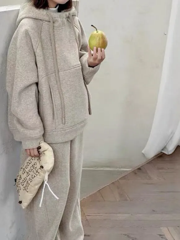 【120-170cm】二点セット 大活躍 カジュアル シンプル 女の子 パーカー＋パンツ セットアップ