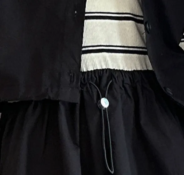 【120-170cm】二点セット きれいめ カジュアル キャンパス 女の子 ベスト＋ワンピース セットアップ