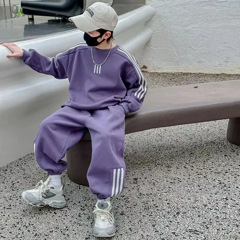 【120-170cm】二点セット 大人気 シンプル 着心地良い トレンド カジュアル トップス+ボトムス セットアップ