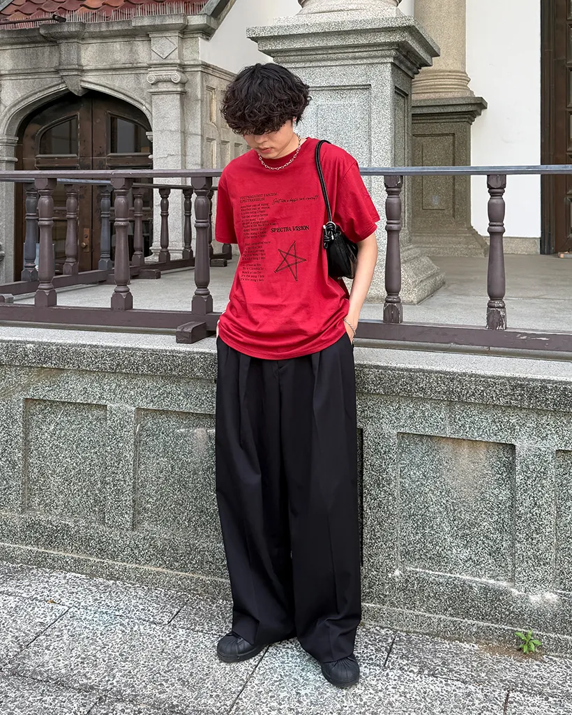 （ユニセックス）スターレタリングハーフＴシャツ