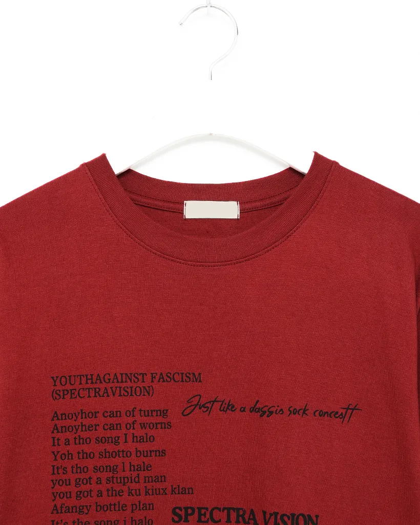 （ユニセックス）スターレタリングハーフＴシャツ