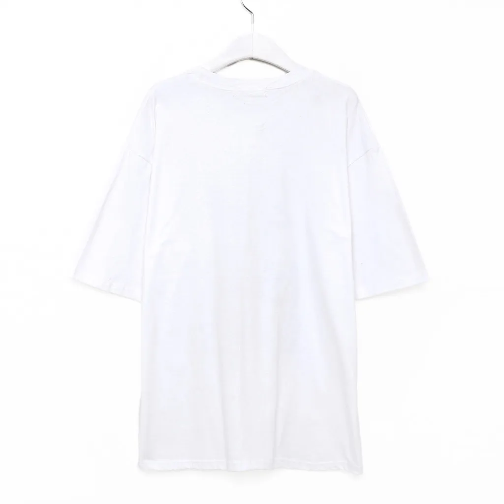 (ユニセックス) フラワーレタリング半袖Ｔシャツ