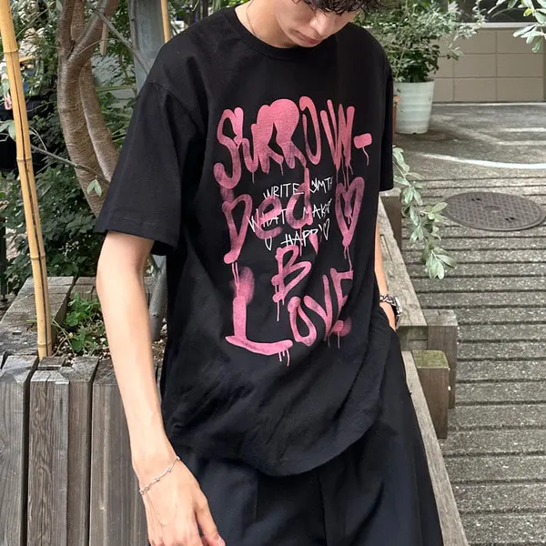 ハンドプリント半袖Tシャツ