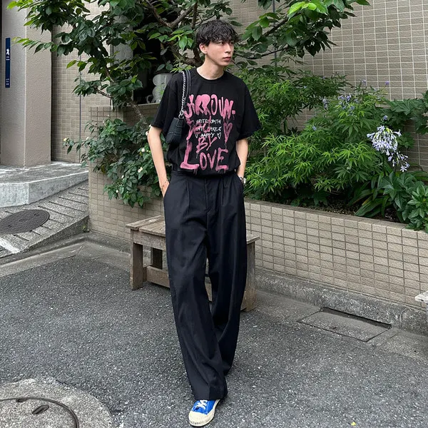 ハンドプリント半袖Tシャツ