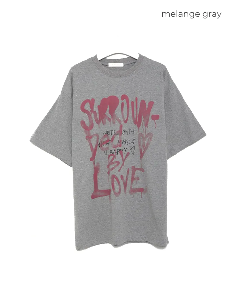 ハンドプリント半袖Tシャツ