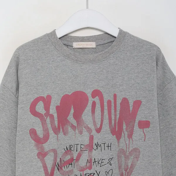 ハンドプリント半袖Tシャツ