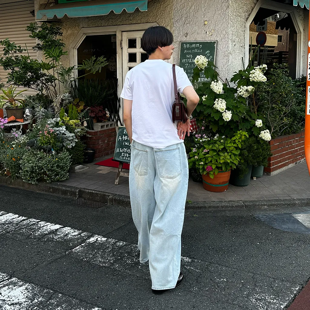 カジュアル無地半袖Tシャツ