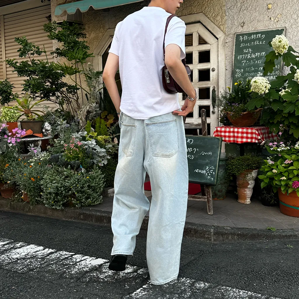 カジュアル無地半袖Tシャツ