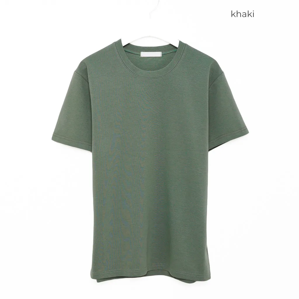 カジュアル無地半袖Tシャツ