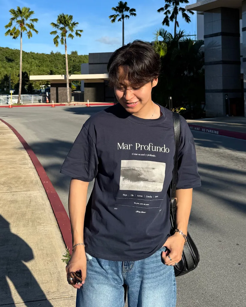 (ORIGINAL) オーシャングラフィックTシャツ