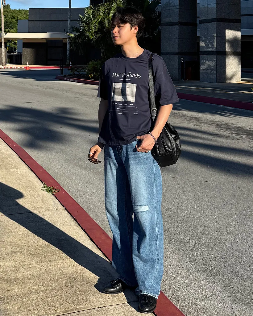 (ORIGINAL) オーシャングラフィックTシャツ