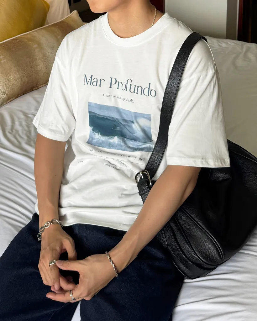 (ORIGINAL) オーシャングラフィックTシャツ