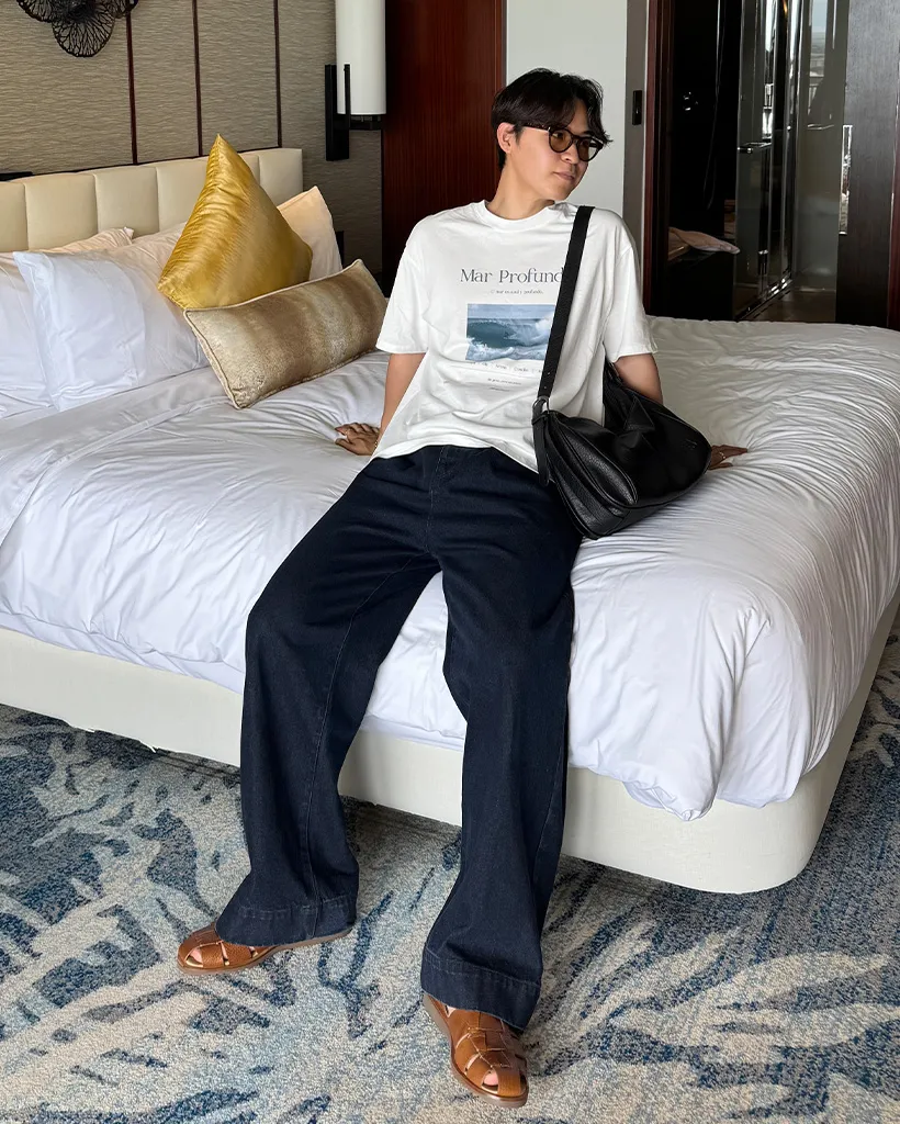 (ORIGINAL) オーシャングラフィックTシャツ