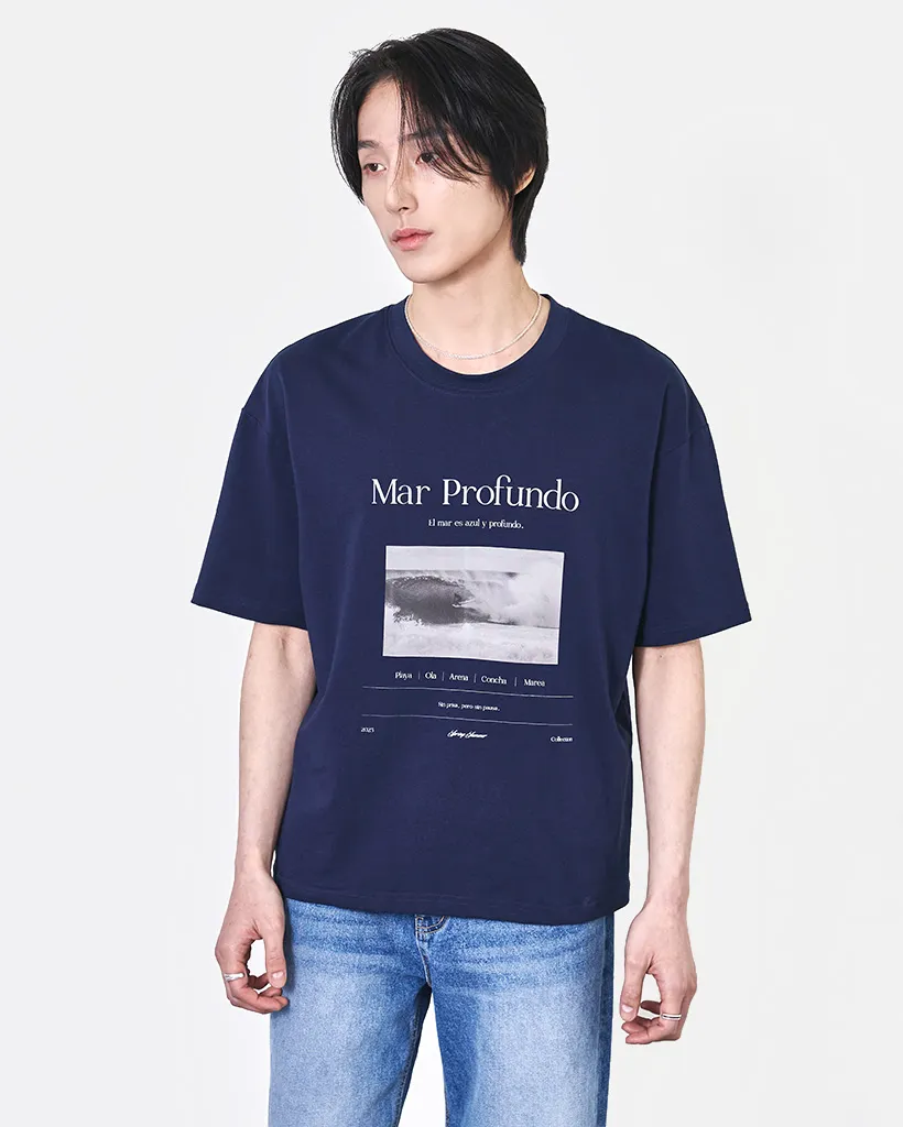 (ORIGINAL) オーシャングラフィックTシャツ