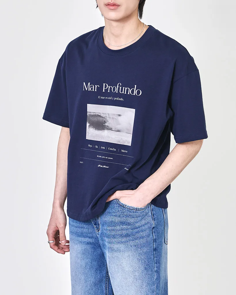 (ORIGINAL) オーシャングラフィックTシャツ