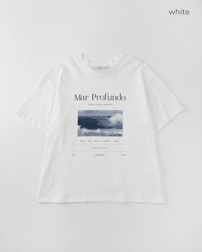 (ORIGINAL) オーシャングラフィックTシャツ