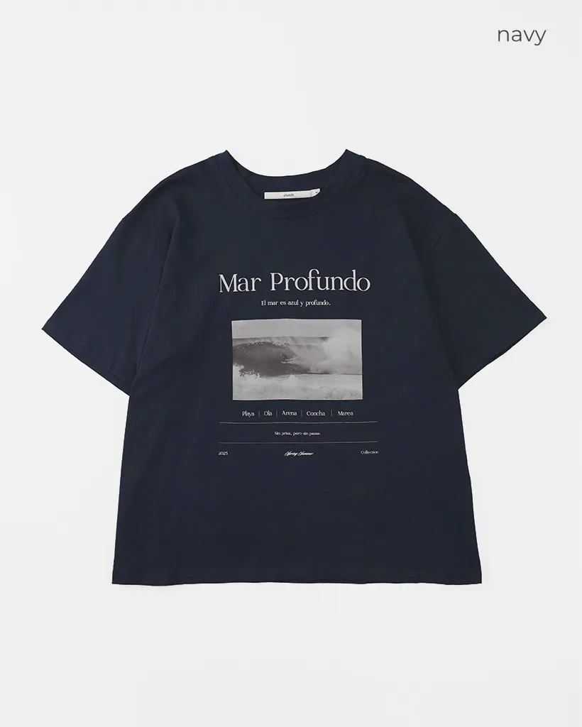 (ORIGINAL) オーシャングラフィックTシャツ