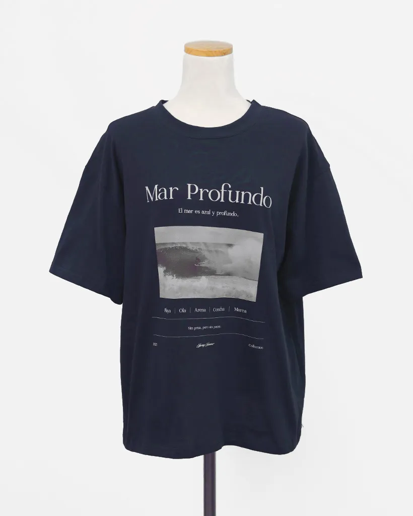 (ORIGINAL) オーシャングラフィックTシャツ