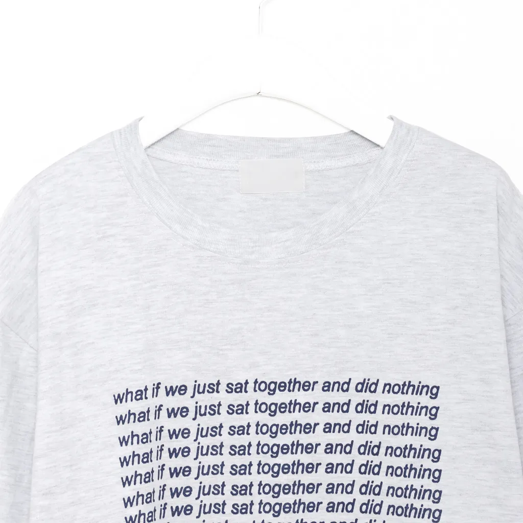 （ユニセックス）カラーレタリング半袖Tシャツ