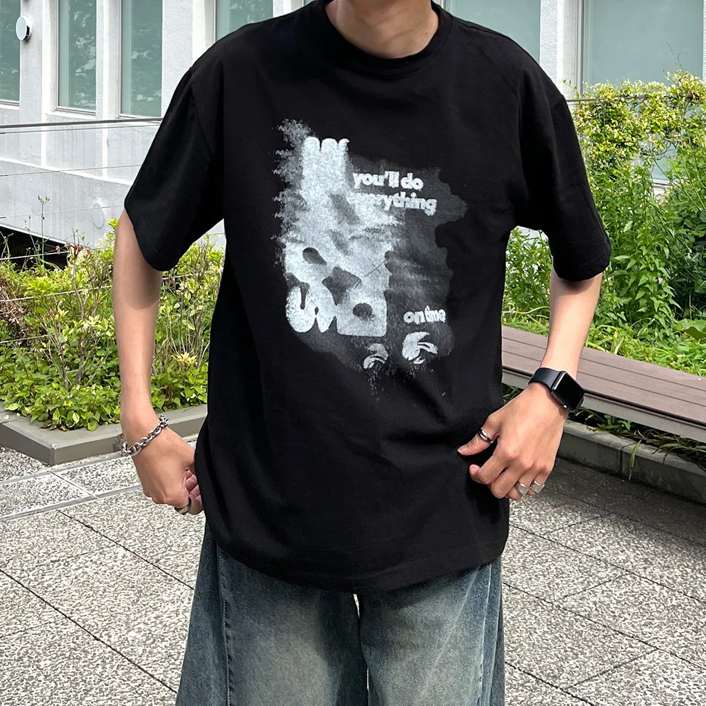 ヴィンテージプリント半袖Tシャツ