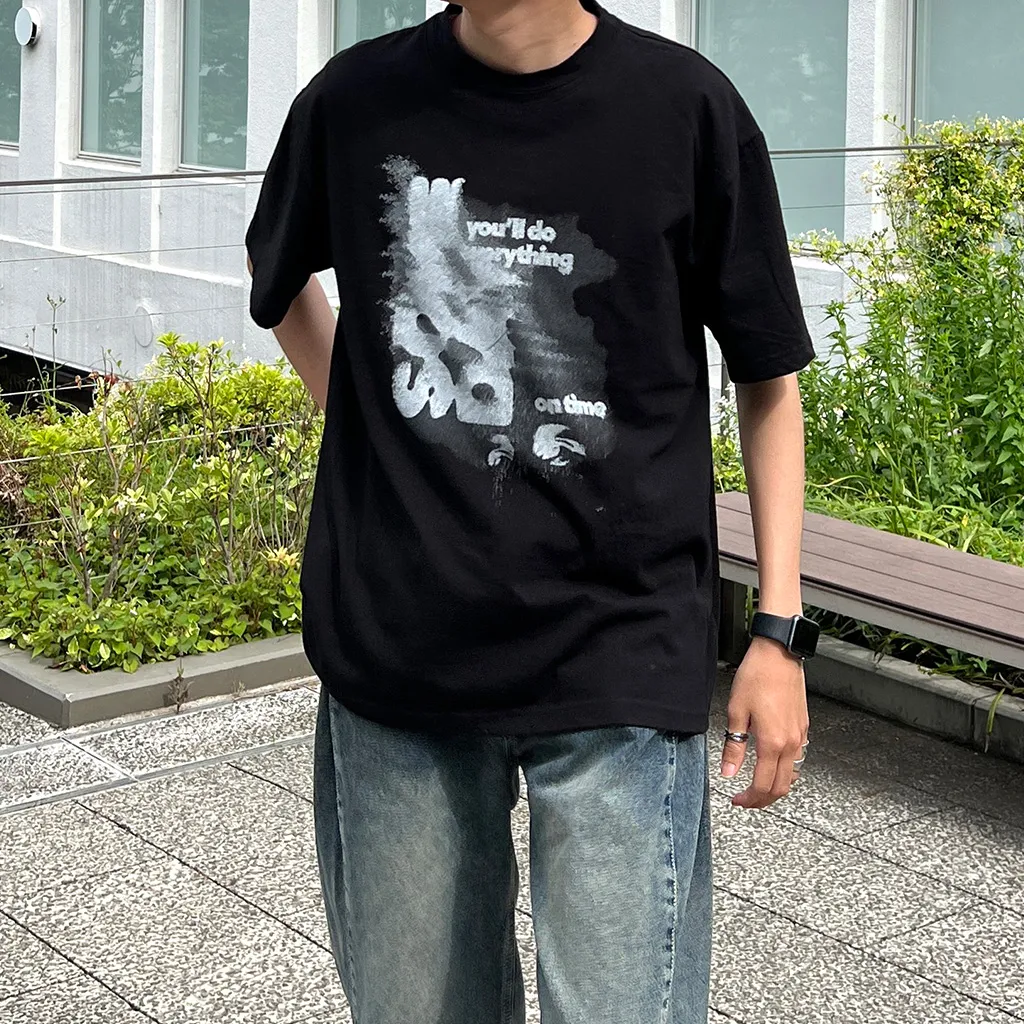 ヴィンテージプリント半袖Tシャツ