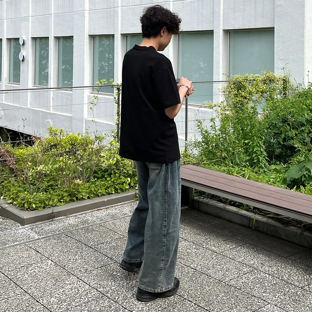 ヴィンテージプリント半袖Tシャツ