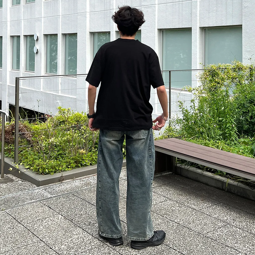 ヴィンテージプリント半袖Tシャツ