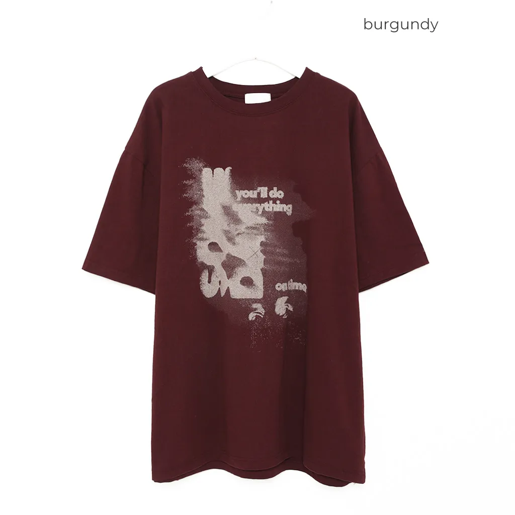 ヴィンテージプリント半袖Tシャツ