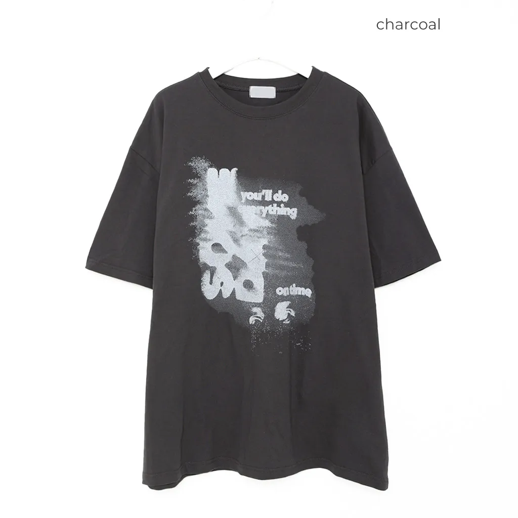 ヴィンテージプリント半袖Tシャツ
