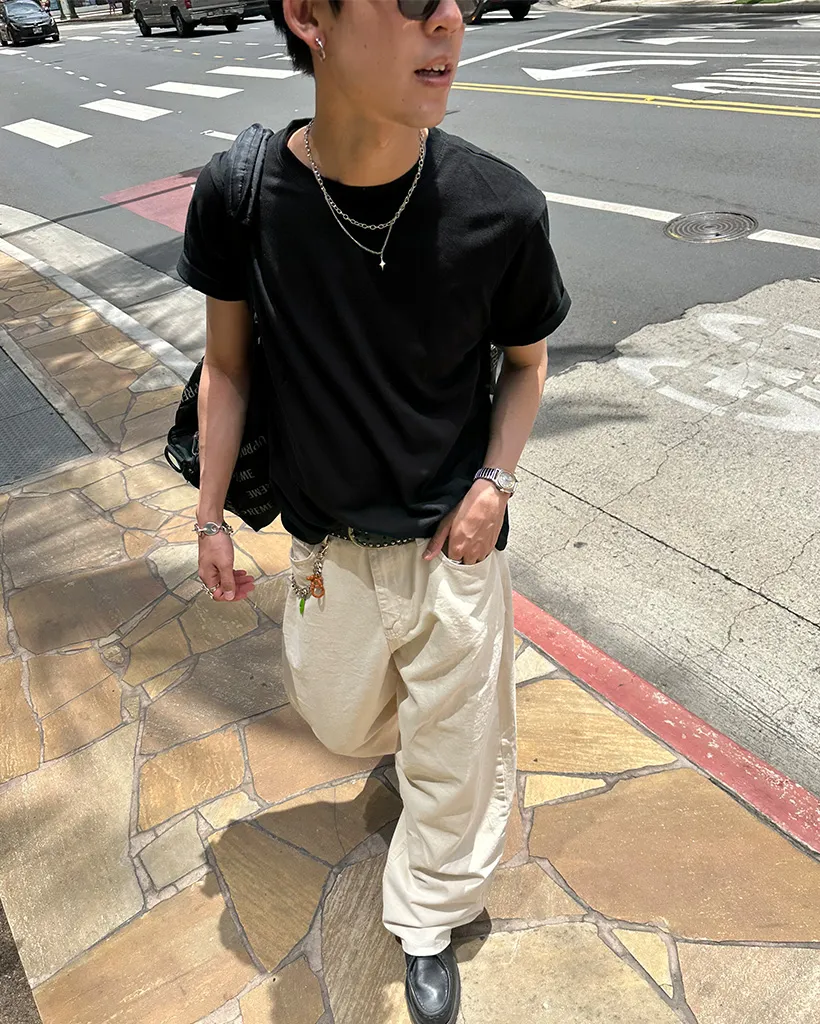 （ユニセックス）ラウンドコット半袖Tシャツ