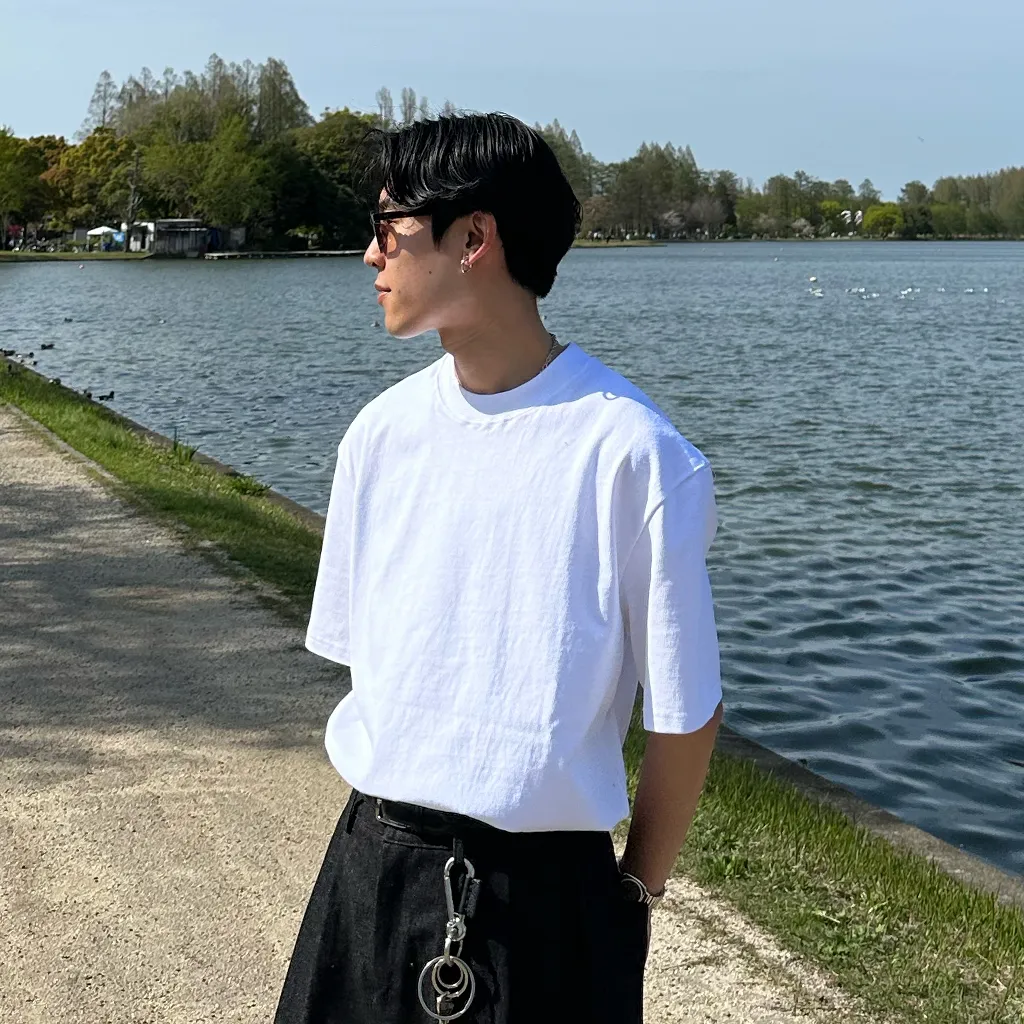 ベーシックカラー半袖Tシャツ