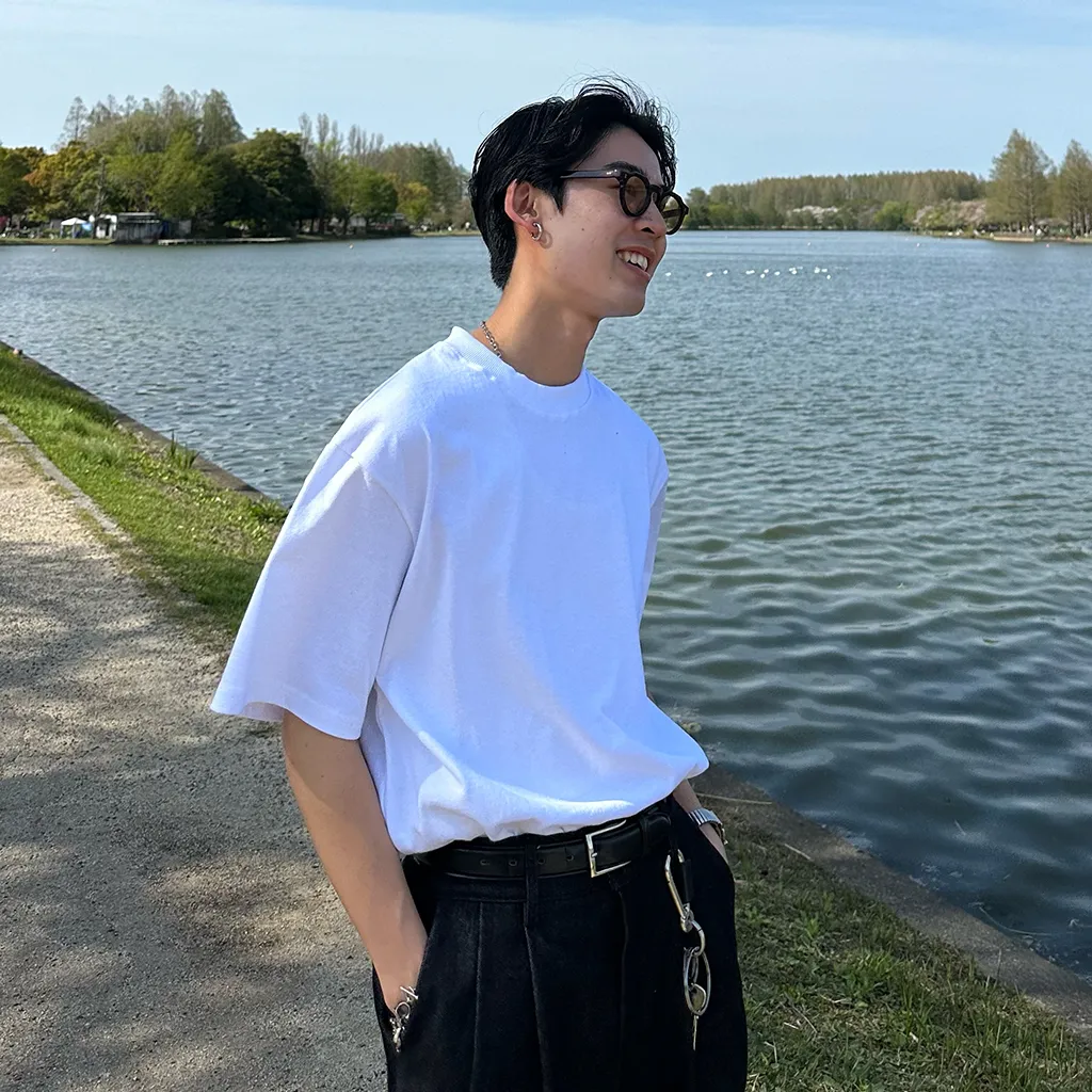 ベーシックカラー半袖Tシャツ