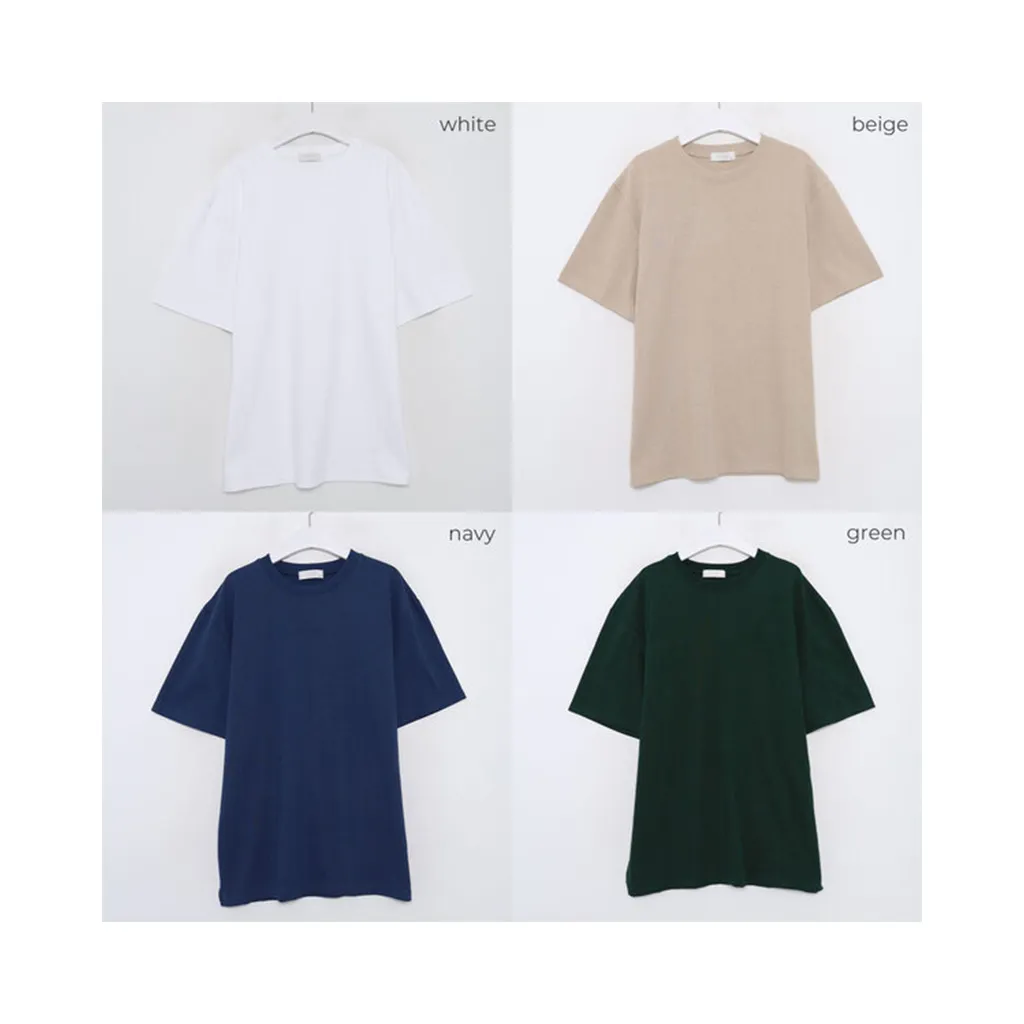 ベーシックカラー半袖Tシャツ