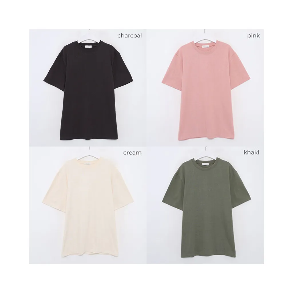 ベーシックカラー半袖Tシャツ